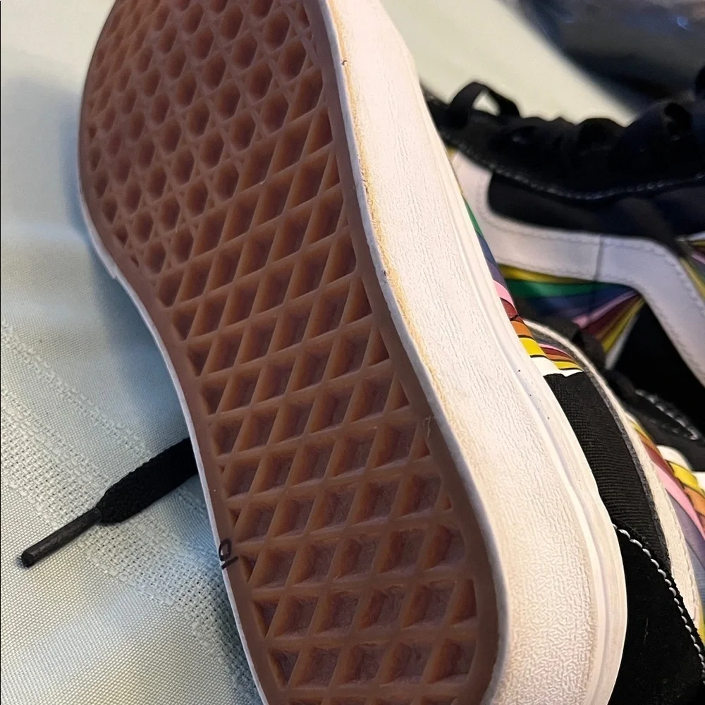 VANS Colorful High-Top Kids Shoes 4.5